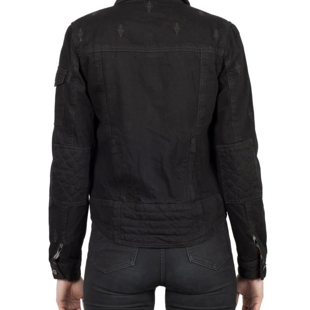 Motorcycle Denim Jacket - Picture 3 of 15